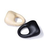 Chic Black Leather Evening Clutch for Women