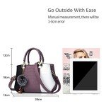 Trendy Purple Women's Messenger Handbag by Nicole & Doris