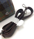 Light Blue Check Harris Tweed Small Tote Bag