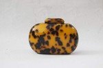 Chic Leopard Print Round Evening Clutch Bag