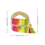 Trendy Woven Crochet Tote Shoulder Bag for Women