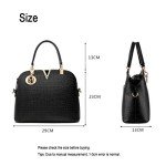 Royal Blue Faux Leather Women's Tote Handbag