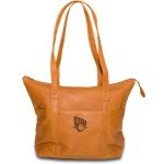 NBA New Jersey Nets Tan Leather Tote Bag for Women