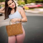 Yellow Floral Handbag for Women and Girls