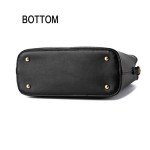 Wine Red Faux Leather Hobo Handbag for Women