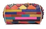 Colorful Leather Top Handle Shoulder Bag for Women