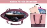 Chic Pink Women's Tote Sling Handbag Set