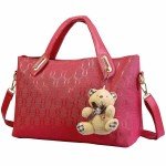 4-Piece Set of Women's Stylish Leather Handbags