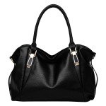 Chic Women's Soft Leather Shoulder Tote Bag