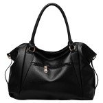 Chic Women's Soft Leather Shoulder Tote Bag