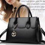Stylish Two-Layer Leather Luxury Handbag for Women
