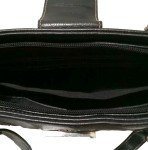 Chic Black Faux Leather Shoulder Bag