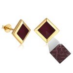 Elegant Nano Bible Gold Earrings for Women
