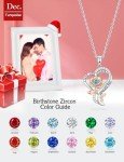 December Birthstone Necklace for Women & Moms