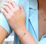 Tiny Nano Bible Charm Bracelet in Silver