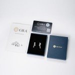 18K Gold Plated Moissanite Dangle Earrings for Women