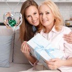 November Birthstone Blue Sapphire Necklace for Mom