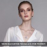 Sterling Silver Mom & Grandma Necklace Gift