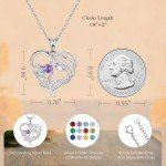 Sterling Silver Mom & Grandma Necklace Gift
