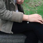 Minimalist 925 Sterling Silver Bead Bracelet for Women