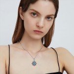 Zia Sun Symbol Turquoise Necklace for Women