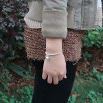 Minimalist 925 Sterling Silver Bead Bracelet for Women