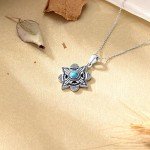 Zia Sun Symbol Turquoise Necklace for Women