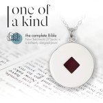 Nano Bible Pendant Necklace - Sterling Silver Jewelry