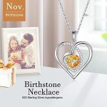 Nurse Appreciation Birthstone Necklace for Women