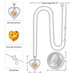 Nurse Appreciation Birthstone Necklace for Women