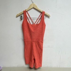 Calia Women's Scoop Neck Bodysuit in Coral