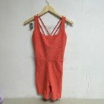 Calia Women's Scoop Neck Bodysuit in Coral