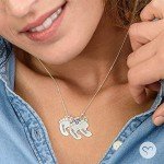 Personalized Baby Feet Charms Necklace for Mom