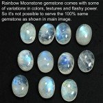 Rainbow Moonstone Silver Pendant Necklace for Women