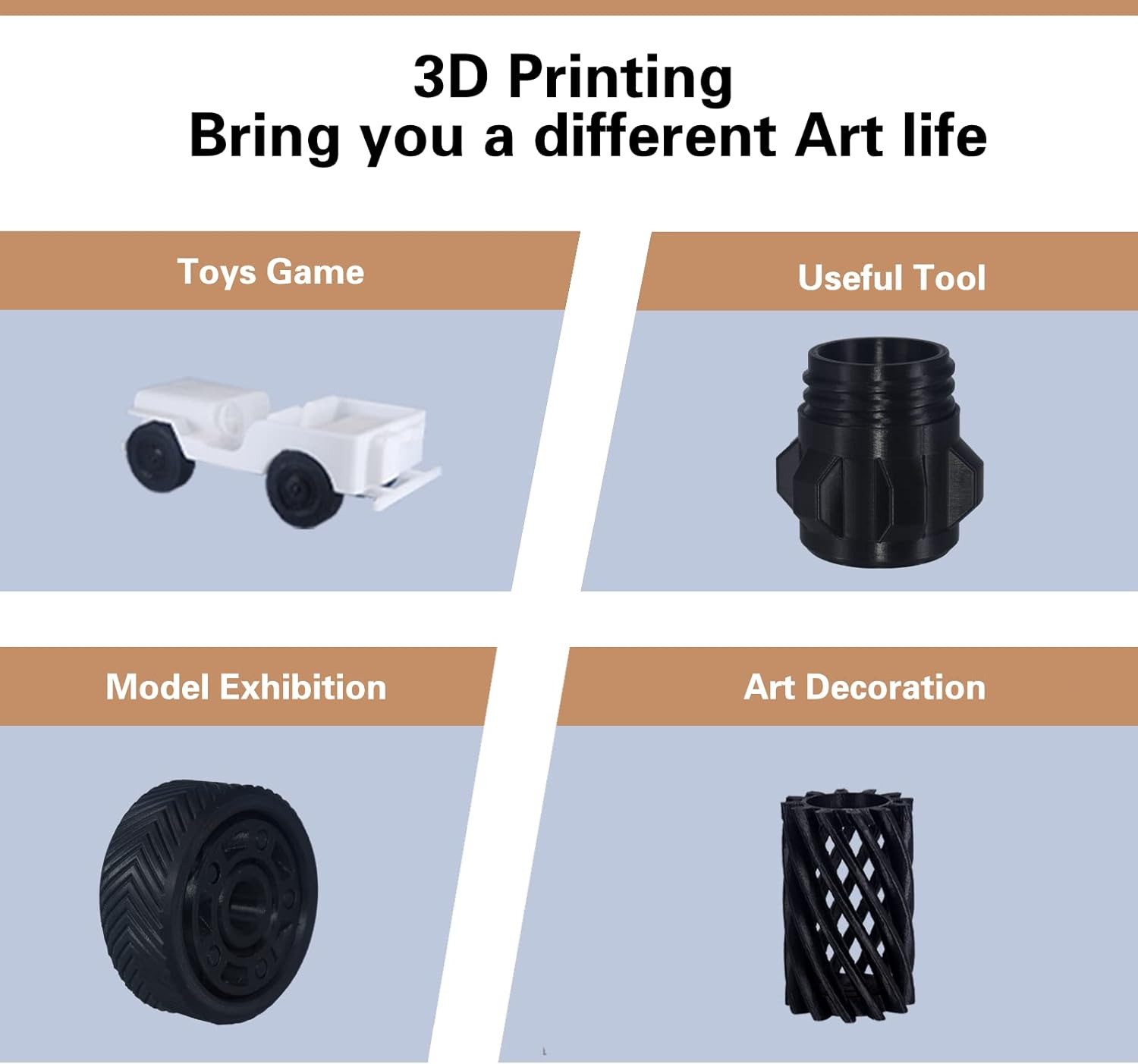 Easy Print Nylon Filament for 3D Printers