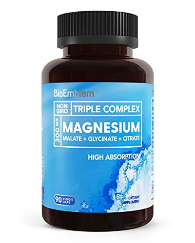BioEmblem Triple Magnesium Complex 300mg - 90 Capsules