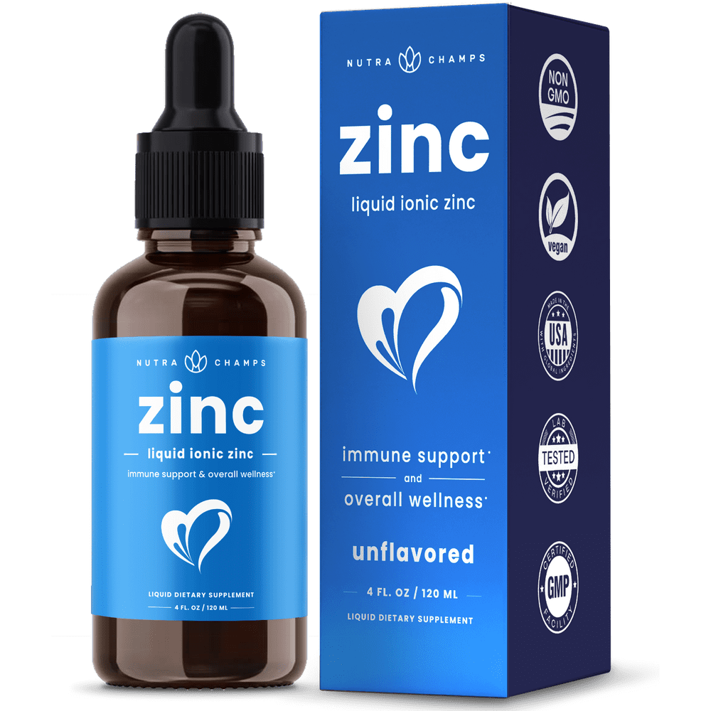 Organic Liquid Zinc Drops with Vitamin C