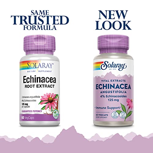 Solaray Echinacea Angustifolia Root Extract 125 mg | 60 VegCaps