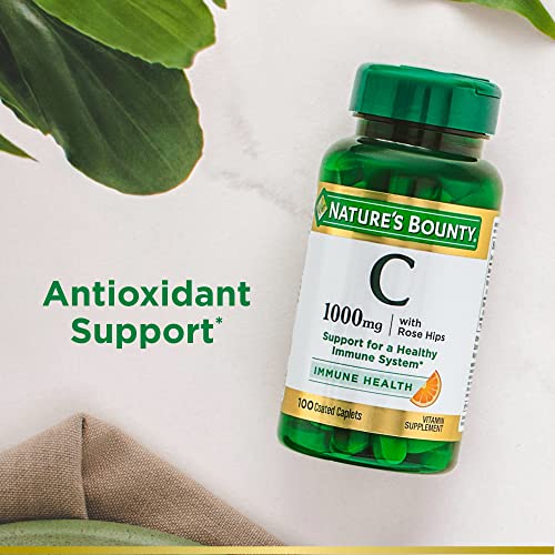 Immune-Boosting Vitamin C + Rose Hips Caplets