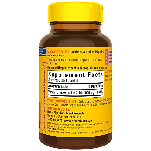 Nature Made 1000mg Vitamin C, 100 Tablets