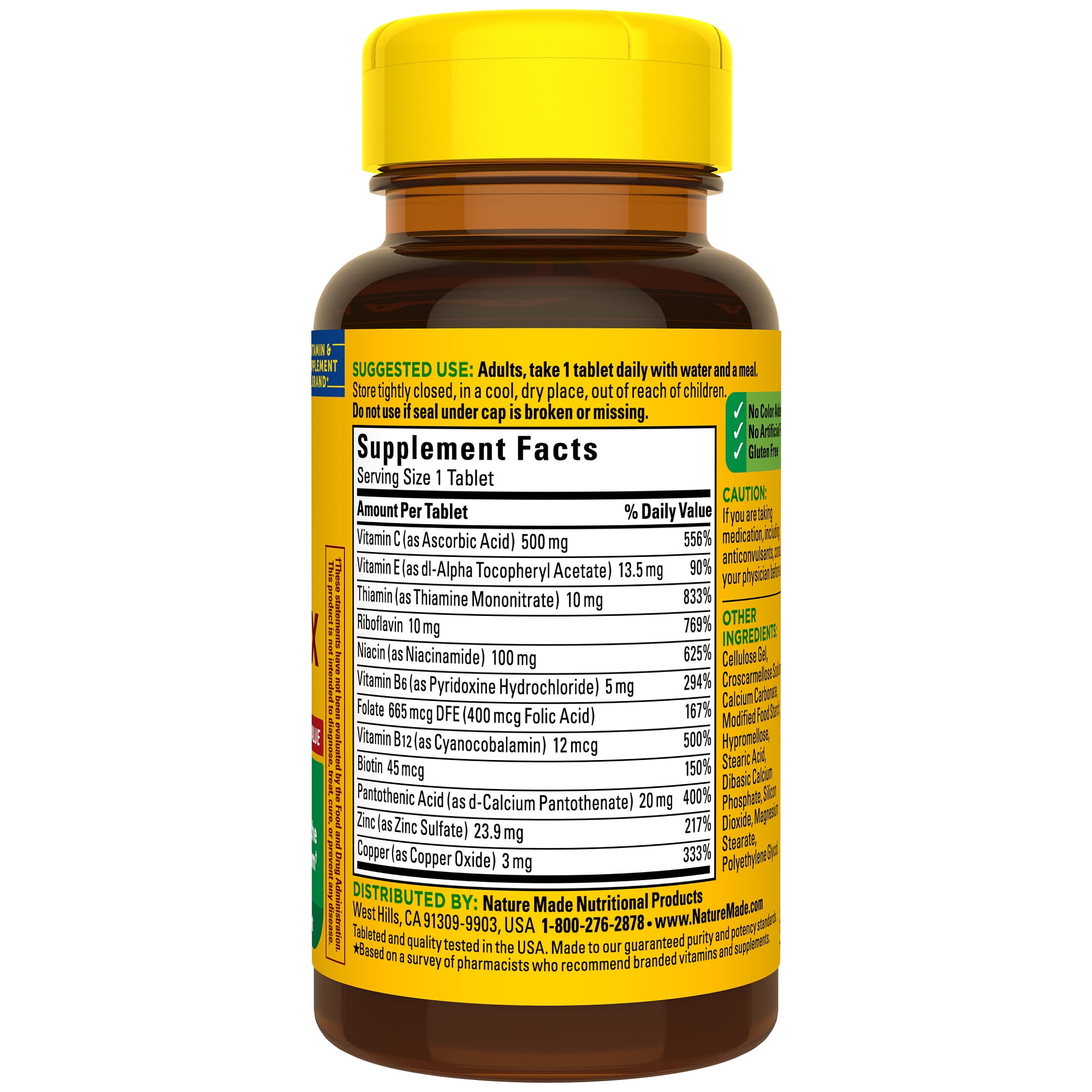Nature Made Stress B Complex, 80 Tablets