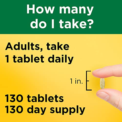 Nature Made Multivitamin Tablets with Iron, 130 Count
