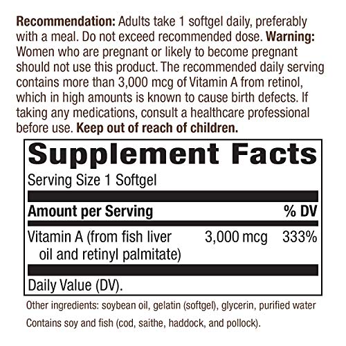 Natures Way Natures Way Vitamin A, 100 ea