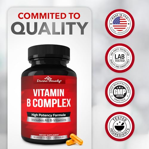 Divine Bounty Super B Complex - 90 Capsules