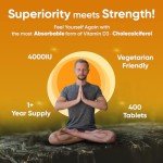 High Strength Vitamin D3 4000 IU Tablets - 400 Count