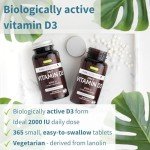 Daily Vitamin D3 2000iu - 365 Tablets