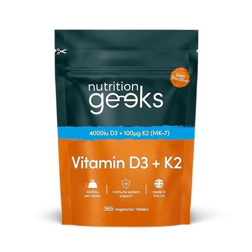 Vitamin D3 4000 IU & K2 MK7 Tablets