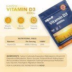 Zipvit 4000 IU Vitamin D3 Tablets - 360 Count