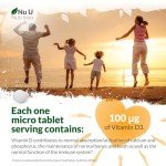 High Strength Vitamin D3 4000 IU - 400 Veggie Tablets