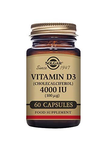Solgar Vitamin D3 4000 IU Vegetarian Capsules - 60 Count